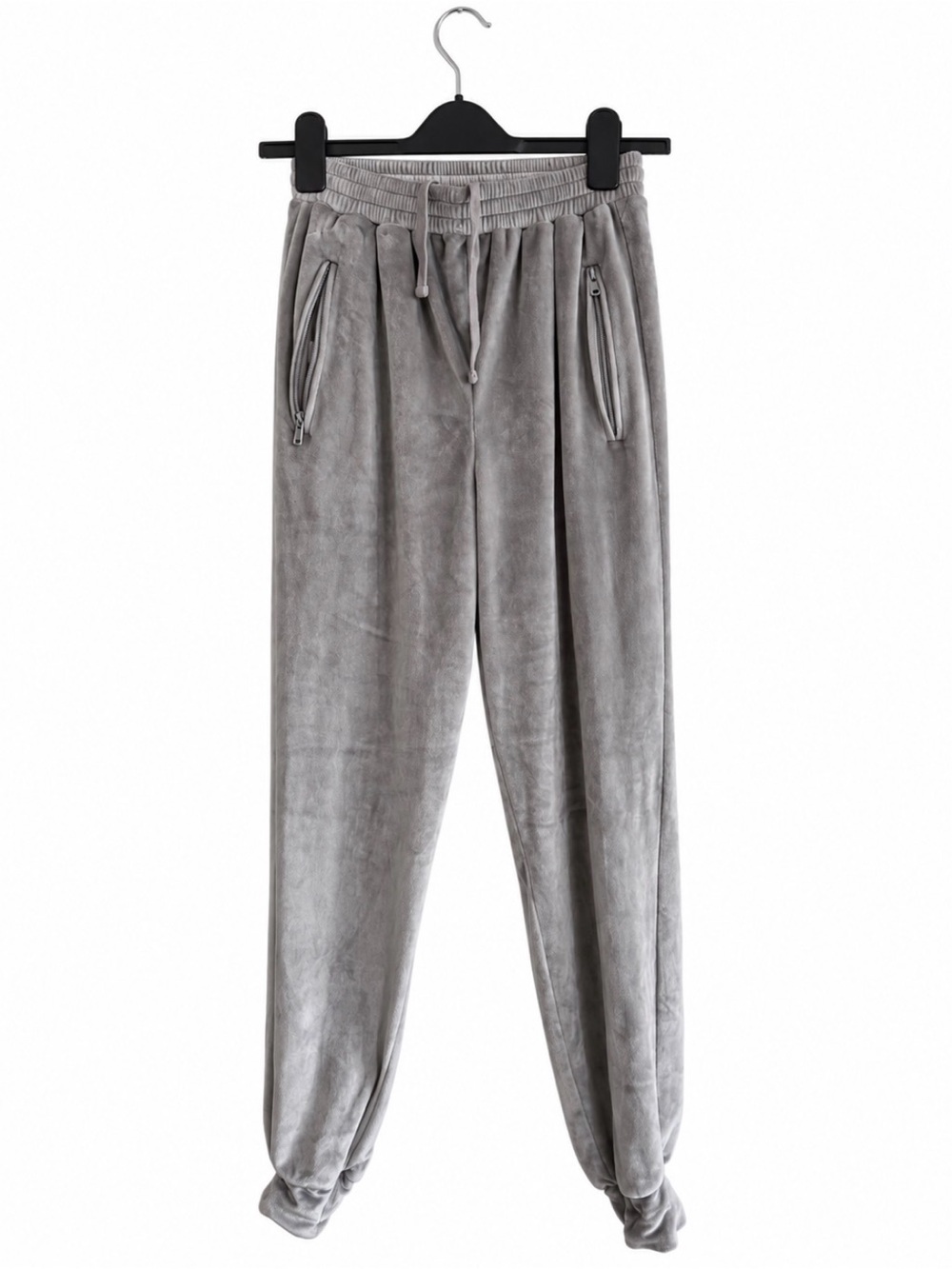 Skims Gray Velour Jogger Sweatpants XS